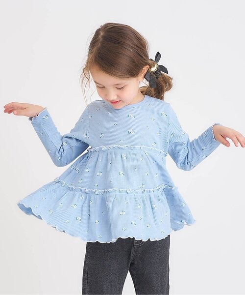 アプレレクール(apres les cours) ワッフルティアードTシャツ