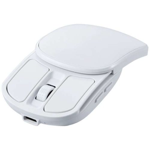 ナカバヤシ(Nakabayashi) 無線充電式スライド静音5ボタンBlueLEDマウス MUS-RKF235