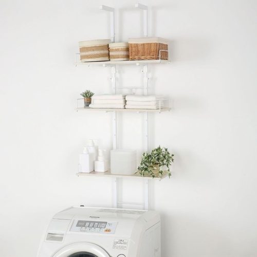 ニトリ(NITORI) 突っ張り洗濯機ラック BH07