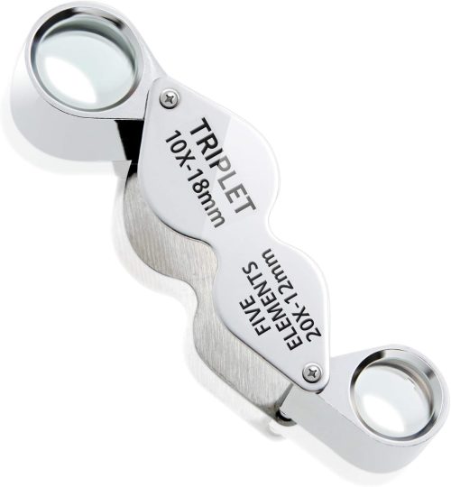 PhoenixLoupe 折りたたみ式 携帯用ルーペ 43237-2