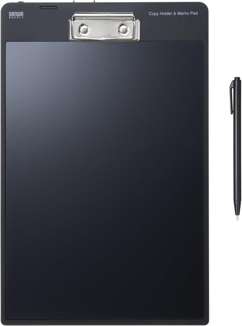 サンワサプライ(Sanwa Supply) クリップ付き電子メモパッド DH-320BK