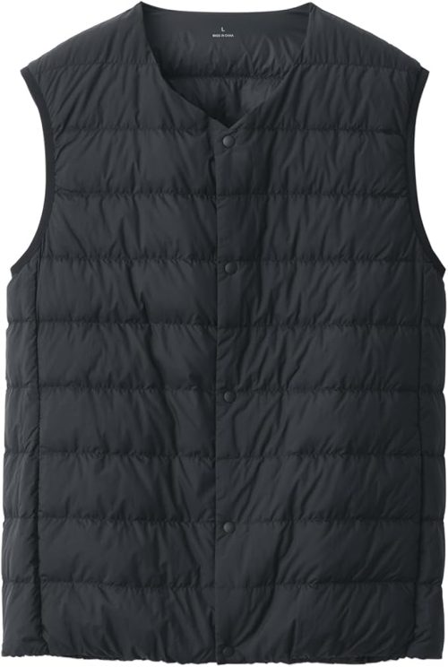 無印良品 軽量ダウンノーカラーベスト