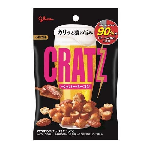 江崎グリコ クラッツ ペッパーベーコン