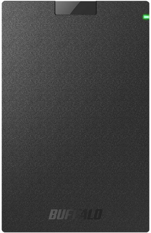 バッファロー(BUFFALO) USB Type-C & Type-Aケーブル付属 ポータブルHDD HD-PGAC2U3-BA