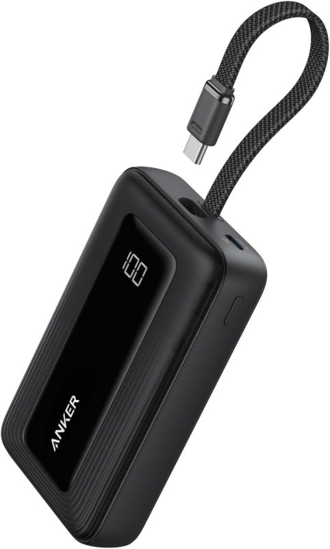 アンカー(ANKER) Zolo Power Bank 10000mAh 30W Built-In USB-Cケーブル A16880