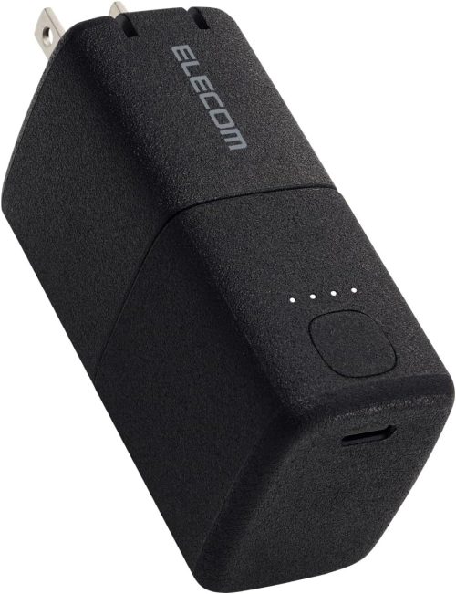 エレコム(ELECOM) AC充電器一体モバイルバッテリー 5000mAh/30W/C×1 EC-C19