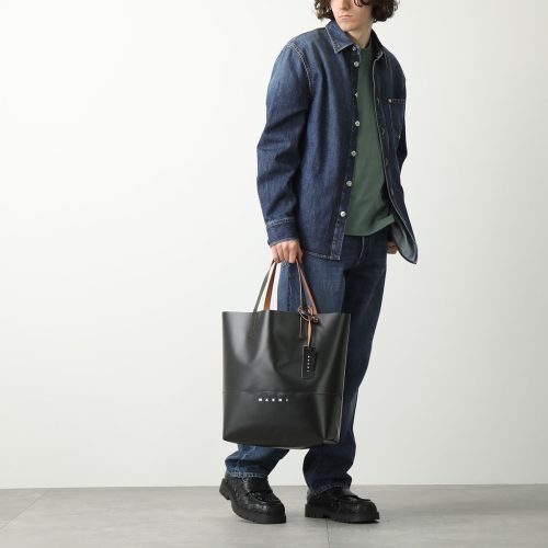 マルニ(MARNI) ブラック マルニタグ付き オープンショッパー