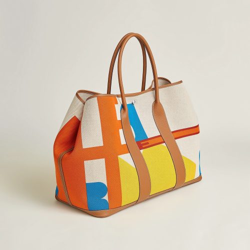 エルメス(HERMES) ガーデン・パーティ 49 ヴォヤージュ カラーブロック