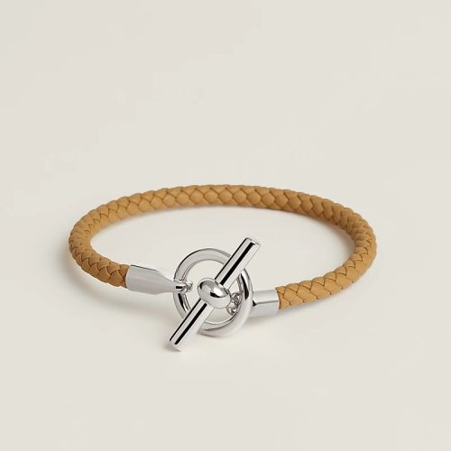 エルメス(HERMES) レザーブレスレット グレナンH