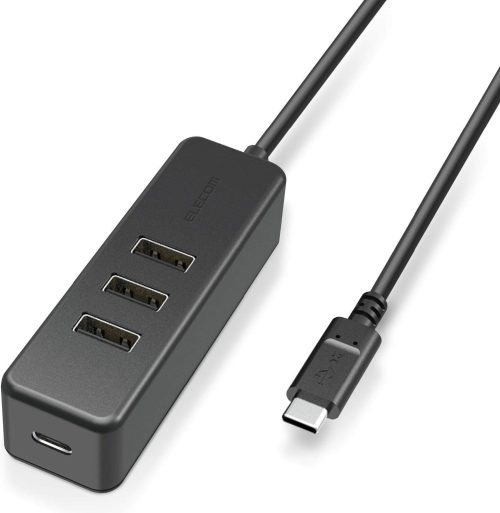 エレコム(ELECOM) USB PD充電対応 USB Type-C HUB U2HC-T431PBK