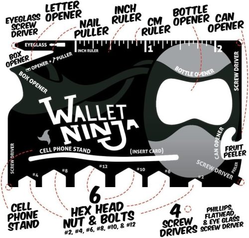 Wallet Ninja マルチツールカード