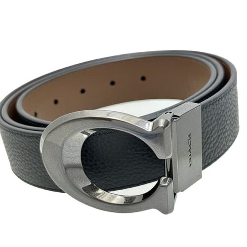 コーチ(COACH) シグネチャー バックル カット トゥ サイズ リバーシブル ベルト・38MM