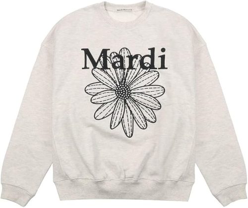 マルディメクルディ(Mardi Mercredi) SWEATSHIRT FLOWERMARDI NEEDLEWORK