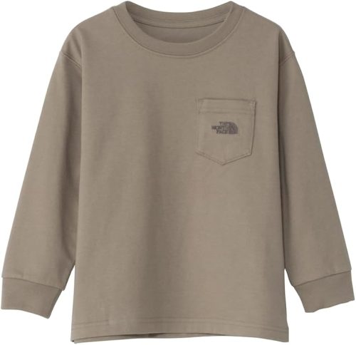 ザ・ノース・フェイス(THE NORTH FACE) ロングスリーブポケットロゴティー キッズ