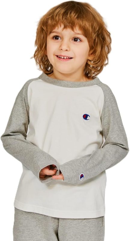 チャンピオン(Champion) キッズ ラグランロングスリーブTシャツ 25FW ベーシック チャンピオン