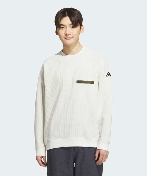 アディダス(adidas) シティエスケープ ルーズフィット 裏起毛 ワッフル スウェット