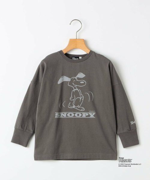 シップスキッズ(SHIPS KIDS) SNOOPY ロングスリーブ Tシャツ