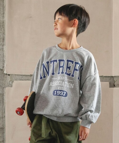 ディーアールシー ブランシェス(DRC branshes) アソートグラフィック裏毛BIGトレーナー