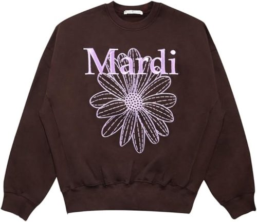 マルディメクルディ(Mardi Mercredi) SWEATSHIRT FLOWERMARDI NEEDLEWORK