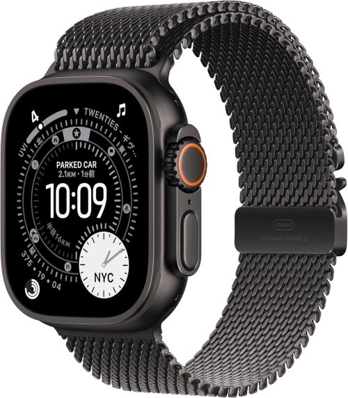 アップル(Apple) Apple Watch Ultra 3 GPS+Cellularモデル 49mm ブラックチタニウムミラネーゼループ