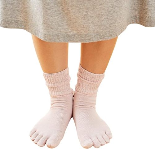 太陽ニット 履き口ゆったり5本指靴下