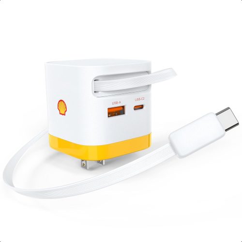 Shell 巻き取り式 充電器 65W