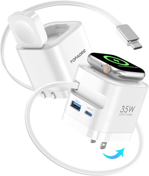 TOPADRE For アップルウォッチ 充電器 35w