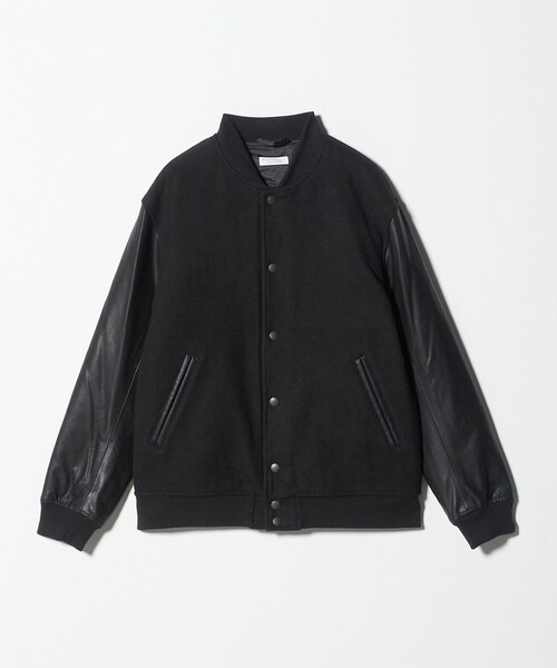 ビューティアンドユース ユナイテッドアローズ(BEAUTY&YOUTH UNITED ARROWS) ブラックメルトン レザーライク スタジャン