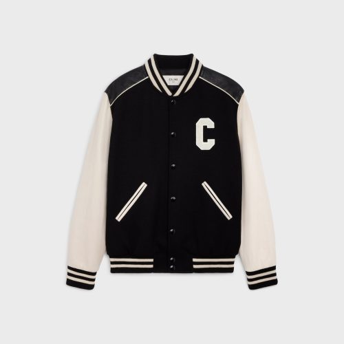 セリーヌ(CELINE) クラシック テディジャケット / テクスチャード加工ウール