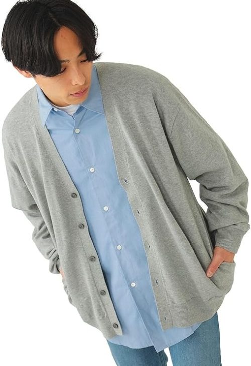ビームス(BEAMS) リラックス ソリッド カーディガン