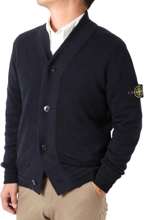 ストーンアイランド(STONE ISLAND) バッジワッペン付き カーディガン