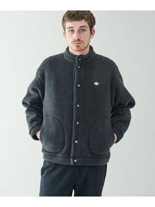 DANTON) ダブルフェイスボア スタンドカラージャケット