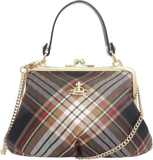 ヴィヴィアン・ウエストウッド(Vivienne Westwood) ダービー タータンチェック ハンドバッグ