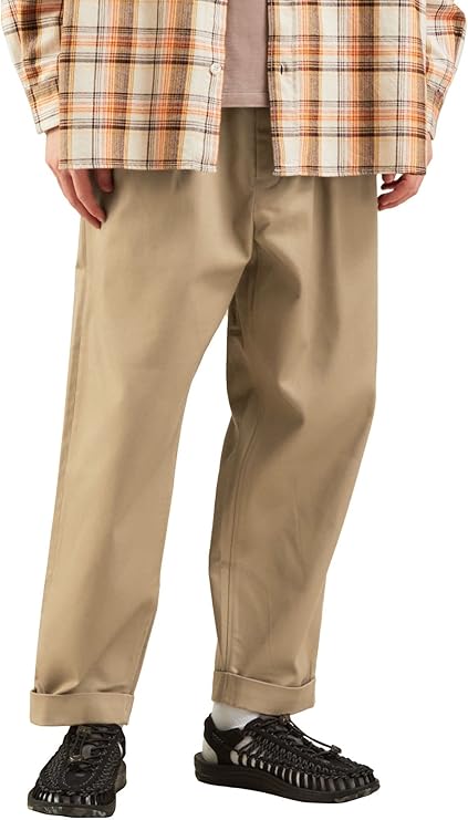 ユナイテッドアローズ グリーンレーベル リラクシング(UNITED ARROWS green label relaxing) WEB限定 別注 3/2 WORKS GLR 2プリーツ チノパンツ