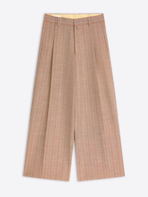 ドリスヴァンノッテン(DRIES VAN NOTEN) ワイドプリーツパンツ