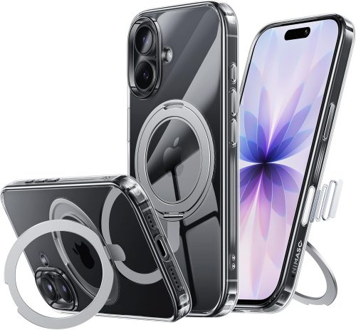 NIMASO iPhone 17用 360°回転スタンドケース
