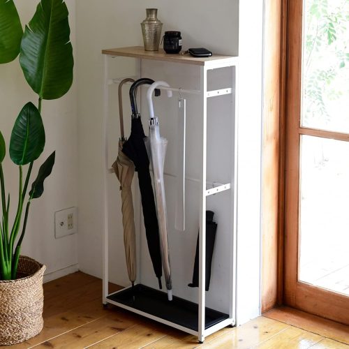 山善(YAMAZEN) 傘立て 天板付き 引っ掛け スリム RUS-50