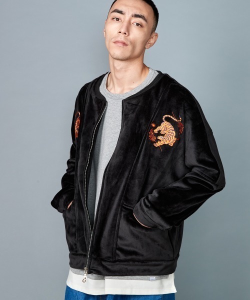 レアセル(rehacer) Dolman Wide Souvenir Jacket