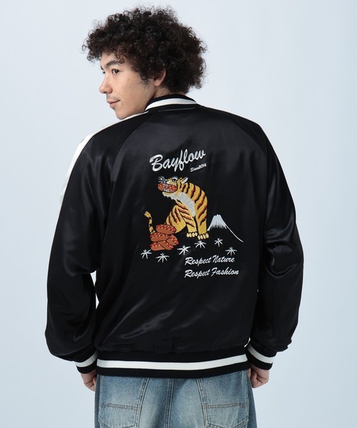 ベイフロー(BAYFLOW) 刺繍スカジャン YOU are YOU