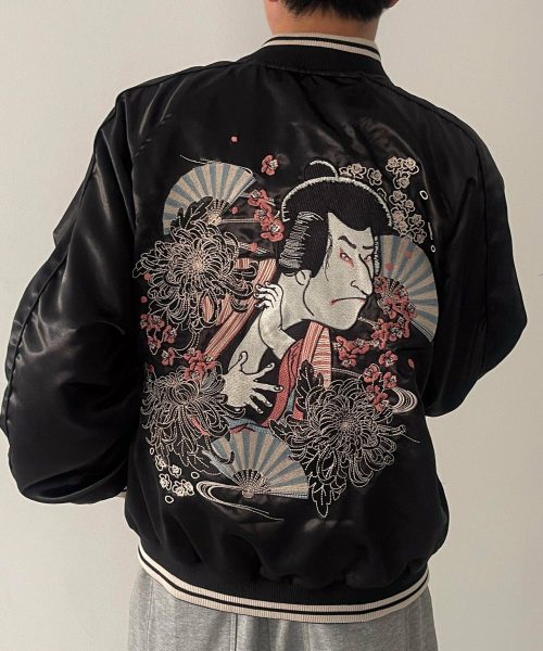 ウィゴー(WEGO) 浮世絵スカジャン