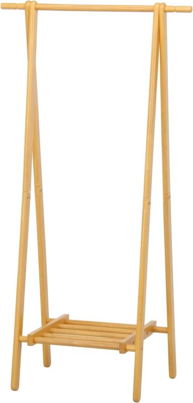 不二貿易 コートハンガー ハンガーラック 棚付き 14102