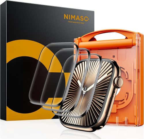 NIMASO フィルム ガイド枠付き Apple Watch series 11/ 10 46mm対応