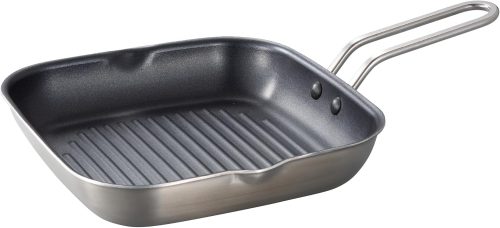 シービージャパン(CB JAPAN) 二層鋼グリルパン角型 18cm×18cm