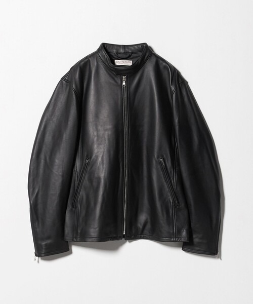 ビューティアンドユース ユナイテッドアローズ(BEAUTY＆YOUTH UNITED ARROWS) シープレザー シングル ライダース ジャケット