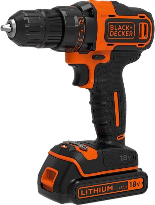 ブラックアンドデッカー(BLACK+DECKER) コードレスドリルドライバー BDCDD186K
