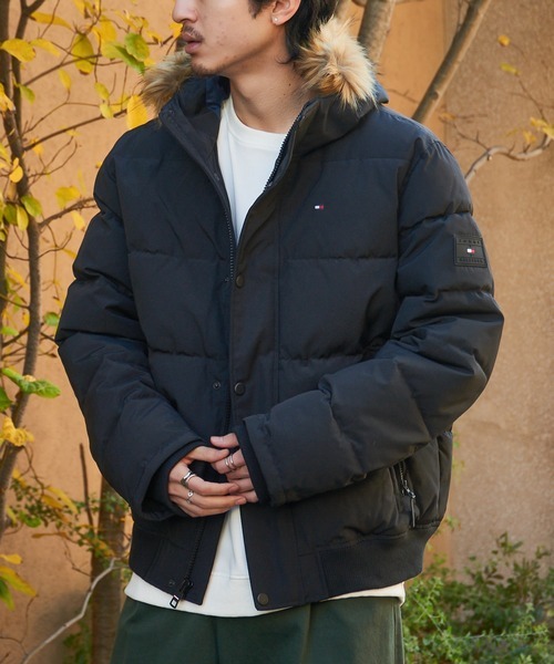 トミーヒルフィガー(TOMMY HILFIGER) ファー付き中綿フ―デットダウンジャケット