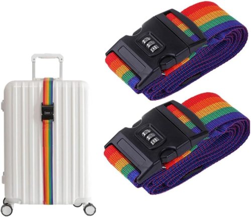 JUNHO スーツケースベルト 鍵付き