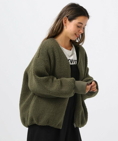 ベイフロー(BAYFLOW) ボアリバーシブルブルゾン