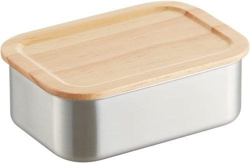 スケーター(Skater) 木蓋付きステンレスフードコンテナー STCN7
