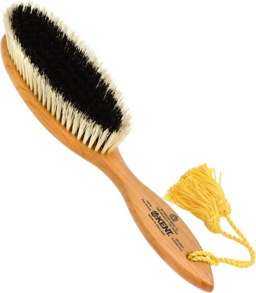 ケント(KENT) オールケア ボアブリッスル 豚毛洋服ブラシ タッセル付 CS7A